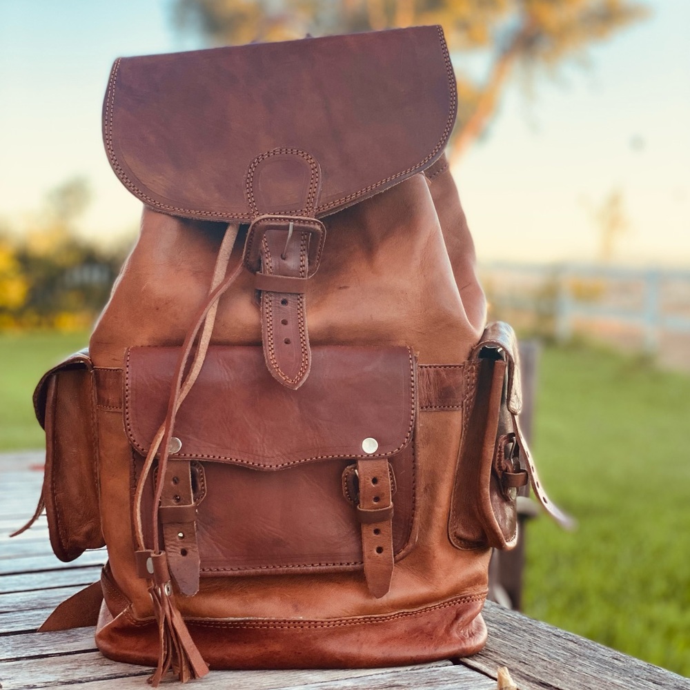 Handmade Leather Backpack